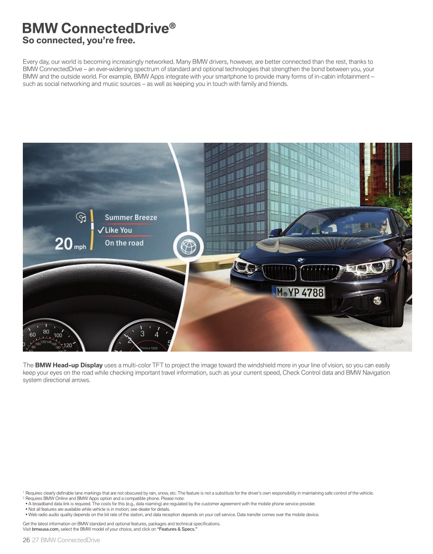 2015 BMW 4-Series Brochure Page 26